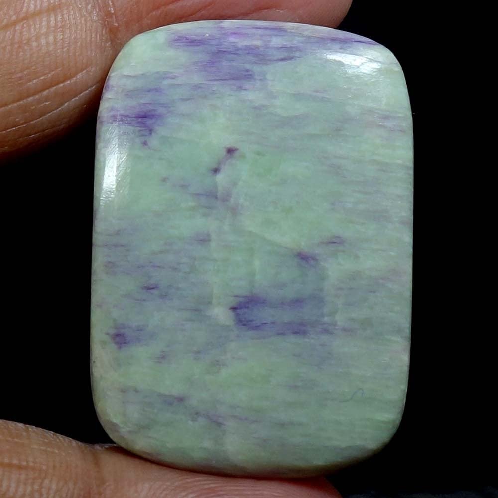 Dazzlegems 86.50 Cts. Very Rare Kammererite Chrome Clinochlore Tumbled Stone from Turkey-03
