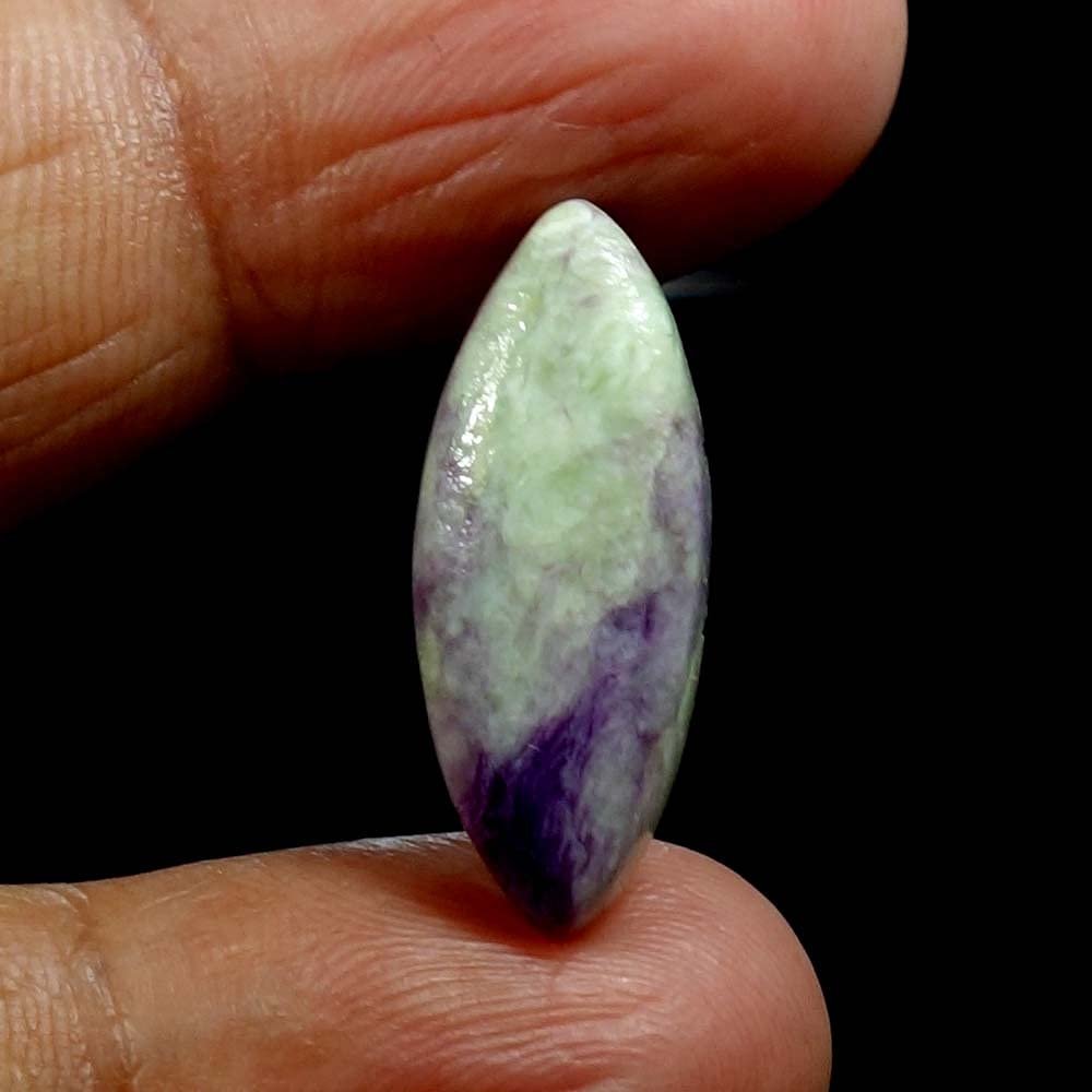 Dazzlegems 11.55 Cts. Very Rare Kammererite Chrome Clinochlore Tumbled Stone from Turkey-04
