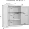 Crosley Furniture Savannah Wall Mounted Bathroom Storage Medicine Cabinet with Shelves, White view 3