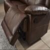 Betsy Furniture Bonded Leather Reclining Sofa Couch Set Living Room Set 8006 (Brown, Loveseat) view 4