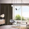 Double Pinch Pleated Curtains with Hooks panels are perfect for any living room, bedroom, family room, dining room, bathroom and office Measurement( 1 Panel, Dark Chocolate, W 52 Inch by L 108 Inch) view 1
