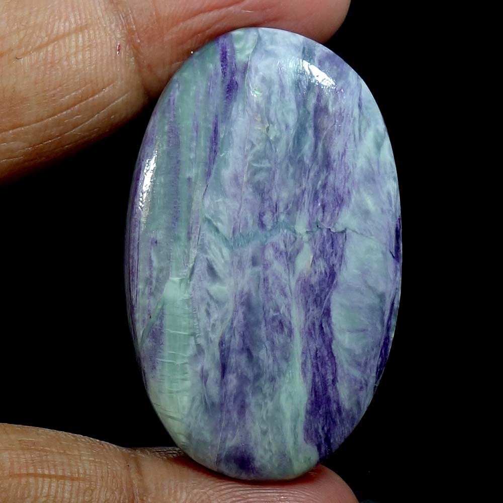 Dazzlegems 98.05 Cts. Very Rare Kammererite Chrome Clinochlore Tumbled Stone From Turkey-26