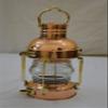 The Vintage Art Brass and Copper Anchor Oil Lamp 15 Inch Large Leeds Burton Lantern Nautical Maritime Ship Ancient Transit Lighting Hurricane Lantern, 7.08 x 7.9 12.20 inches,18 20 31cm, view 2