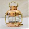 The Vintage Art Brass and Copper Anchor Oil Lamp 15 Inch Large Leeds Burton Lantern Nautical Maritime Ship Ancient Transit Lighting Hurricane Lantern, 7.08 x 7.9 12.20 inches,18 20 31cm, view 3