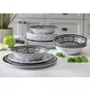 18-Piece Melamine Dinnerware Set Printmaker Design view 3