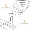 Grilling Rack Semi Drain Rack Stainless Steel Home Baking Cooking Oil Drip Filter Fried Food Draining Rack Kitchen Gadget Accessories Outdoor Cookware view 2