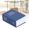 Mini Box,Simulation Book Security Money Jewelry Box,with Lock Keys,for Storing Money,Jewelry(Blue) view 3