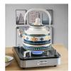 CSZhou-Retro Nostalgic Ceramic Enamel Tea Kettle, Porcelain Camping Kettle and Coffee Pot, Tea pots for Stove Top, Boil Water and Coffee, Bell Pot, 1.5L/60.8 ounce with Tea Leak (White+Blue)) view 2