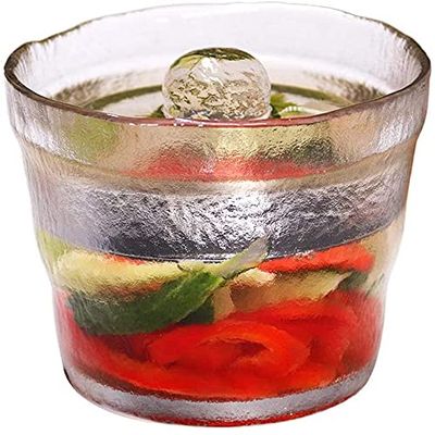 650ml Glass Pickle Jar with Lid, Fermentation Kimchi Jar,Transparent Glass Jar,Kitchen Food Container for Ferment or Pickle Kimchi, SauerOnePine 350ml Glass Pickle Jar with Lid Fermentation Jar Kimchi