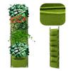 Cabilock Hanging Wall Plants 7- Pocket Vertical Hanging Planter Nonwoven Fabric Hanging Garden Planter Bag Wall Plant Grow Bag for Indoor Outdoor Balcony Planting Phyto view 1