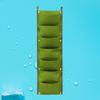 Cabilock Hanging Wall Plants 7- Pocket Vertical Hanging Planter Nonwoven Fabric Hanging Garden Planter Bag Wall Plant Grow Bag for Indoor Outdoor Balcony Planting Phyto view 2