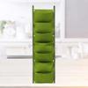 Cabilock Hanging Wall Plants 7- Pocket Vertical Hanging Planter Nonwoven Fabric Hanging Garden Planter Bag Wall Plant Grow Bag for Indoor Outdoor Balcony Planting Phyto view 3