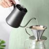 400ML Stainless Steel Coffee Drip Kettle with Thermometer Gooseneck Pour Over Coffee Tea Pot AntiRust Coffee Pots view 4