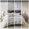 INK+IVY Luxurious Cotton Bedding Set + Decorative Pillow - Mid Century Modern Style, Matching Shams and Lumbar Support view 3