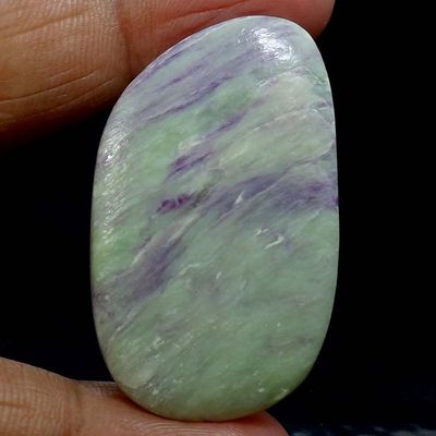 Dazzlegems 76.85 Cts. Very Rare Kammererite Chrome Clinochlore Tumbled Stone from Turkey-100