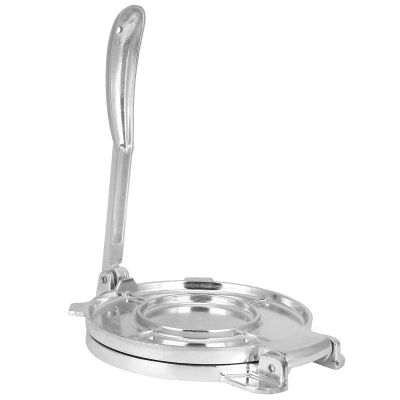Aqur2020 Aluminum Alloy Tortilla Press, Foldable, Silver, 8.7x6.3x3.1 Inch, for Homemade Tortillas and Empanadas
