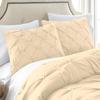 International Sheets Luxury 1000 Thread Count 100% Egyptian Cotton 7 Piece Pinch Pleat Pintuck Bedding Comforter Set (Queen, Ivory) view 2