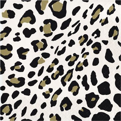 Leopard Napkins, 16 ct