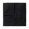 Blomus Riva Organic Terry Cloth Sauna Towel Bath Sheet - Black - 100x200cm / 39x79in view 1