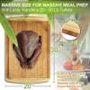 30 x 20 Inch MASSIVE XXXL Extra Large Bamboo Cutting Board and Medium-Large Wood Cutting Board : 14.5 x 11.5 Inches view 2