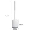 Toilet Brush, Toilet Brush Set Toilet Brush and Holder for Toilet view 3