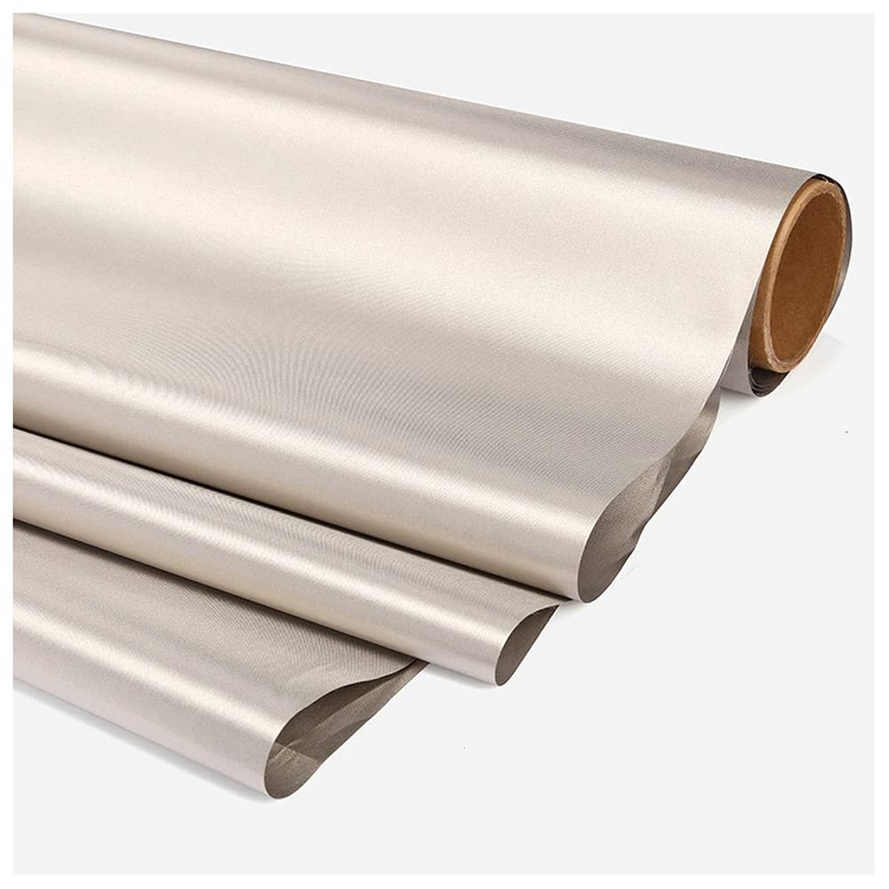 NAKAN Faraday Fabric Anti Radiation EMF EMI RFID Shielding Conductive Signal Blocking Fabric for Cell Phone, Wallet, Laptop, WiFi, 138cm 54'' Width(Size:2m)