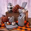 Boston International Decorative Tabletop Fabric Pumpkin, Medium, Black & Orange view 2