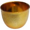 Full Funk Traditional Thailand Serving Plastic Cup Used in Thai Ceremonies, Diameter 12cm x 7cm, Gold view 1