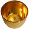Full Funk Traditional Thailand Serving Plastic Cup Used in Thai Ceremonies, Diameter 12cm x 7cm, Gold view 2