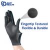 SAFE HEALTH Nitrile Black Industrial Disposable Gloves-Large 3.5 Mil Case of 1000 Powder Free-Latex Free Tattoo-Beauty Salon-Hair Nail Studio-Auto Repair-Car Maintenance-Household-Daily view 2