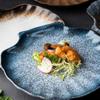 1pc Creative Shell Shape Ceramic Plate Unique Dinnerware for Home Restaurant and Hotel Use for Salads Noodles Fruits More Easy to Clean Beautiful Design view 3