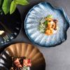 1pc Creative Shell Shape Ceramic Plate Unique Dinnerware for Home Restaurant and Hotel Use for Salads Noodles Fruits More Easy to Clean Beautiful Design view 4