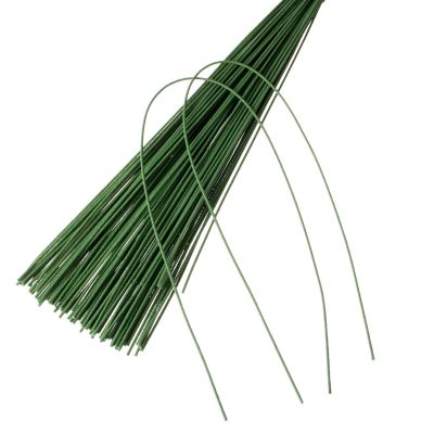 DUO ER 100Pcs Paper Covered Iron Wire Stub Stems 2.3mm Diameter*60cmLong for DIY Making Artificial Flower Berries Wreath Floral Display (Color : B)