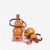 ZCBYBT Natural and Exquisite Mini Wine Gourd Portable Gourd Beeswax Impermeability Hand Twist Wine Gourd Gourd Pendant Wine Can,E view 3