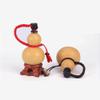 ZCBYBT Natural and Exquisite Mini Wine Gourd Portable Gourd Beeswax Impermeability Hand Twist Wine Gourd Gourd Pendant Wine Can,E view 4
