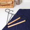 YRHH Towel Rail, Toilet Paper Holder Wooden Tissue Hanger Vintage Kitchen Dish Cloth Stand Roller Rack Bathroom Toilet Storage Kitchen Organizer .-Large view 3