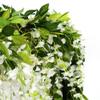 SLanC Wisteria Garland Artificial Flowers Wisteria Vine - 5Pcs Total 33ft Fake Wisteria Hanging Flower view 4