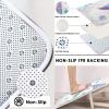 ArtSocket Pink Mermaid Tail Scales Bathroom Set with Shower Curtain and Rugs Accessories Sea Turtle Seahorse Octopus Conch Shower Curtain Set Cute Summer Bathroom Decor 4 Pcs view 3