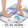 ArtSocket Pink Mermaid Tail Scales Bathroom Set with Shower Curtain and Rugs Accessories Sea Turtle Seahorse Octopus Conch Shower Curtain Set Cute Summer Bathroom Decor 4 Pcs view 4