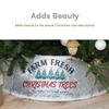 Hallops Galvanized Christmas Tree Collar - Oversized, Adjustable Metal Collar Ring for Large to XL Christmas Trees - Rustic Stand Up Tree Skirt with Distressed White Finish for Indoor Holiday Decor view 3
