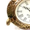 Antique Brown Marine Brass Ship Porthole Engrave Clock 22.86 cm Nautical Wall Clock Home Decor view 4