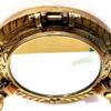 9" Antique Brown Finish Canal Boat Engrave Porthole-Window Ship Round Mirror Wall Home Decor view 4