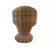 Rattan Wicker Hat Mannequin Wig Stand Holder Display Handmade view 1