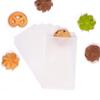 Quotidian White Flat Small Greaseproof Kraft Paper Bags 3" x 5" (8 x 13.3cm) Pack of 100 - Bakery Cookies Treat Candies Dessert view 1