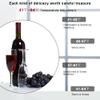 28 Bottle Compressor Wine Cooler Refrigerator w/Lock,Large Freestanding Wine Cellar For Red, White, Champagne or Sparkling Wine, 41f-64f Digital Temperature Control Fridge Glass Door Black (28 Bottle/2.8cu.ft) view 3