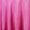 132" Inch Round Tablecloth Polyester Circular Wrinkle Free Table Cloth Solid Soft Dinner Table Cover for Buffet Table, Wedding, Parties and Dinner - Fushia view 4