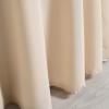 132" Inch Round Tablecloth Polyester Circular Wrinkle Free Table Cloth Solid Soft Dinner Table Cover for Buffet Table, Wedding, Parties and Dinner - Beige view 4