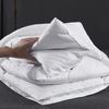 Three Geese Adjustable Layer Goose Feather Pillow Queen Size,Assemblable Bed Pillow with Pillowcase,100% Soft Cotton Cover,Good for Side and Back Stomach Sleeper,Packaging Include 1 Pillow. view 4