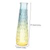 Cabilock 1pc Nordic Style Decorative Glass Vase for Home Creative Flower Arrangement Holder Elegant Design for Living Room Dining Table and Indoor Decor view 2