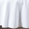 108" Inch Round Tablecloth Polyester Circular Wrinkle Free Table Cloth Solid Soft Dinner Table Cover for Buffet Table, Wedding, Parties and Dinner - White view 4